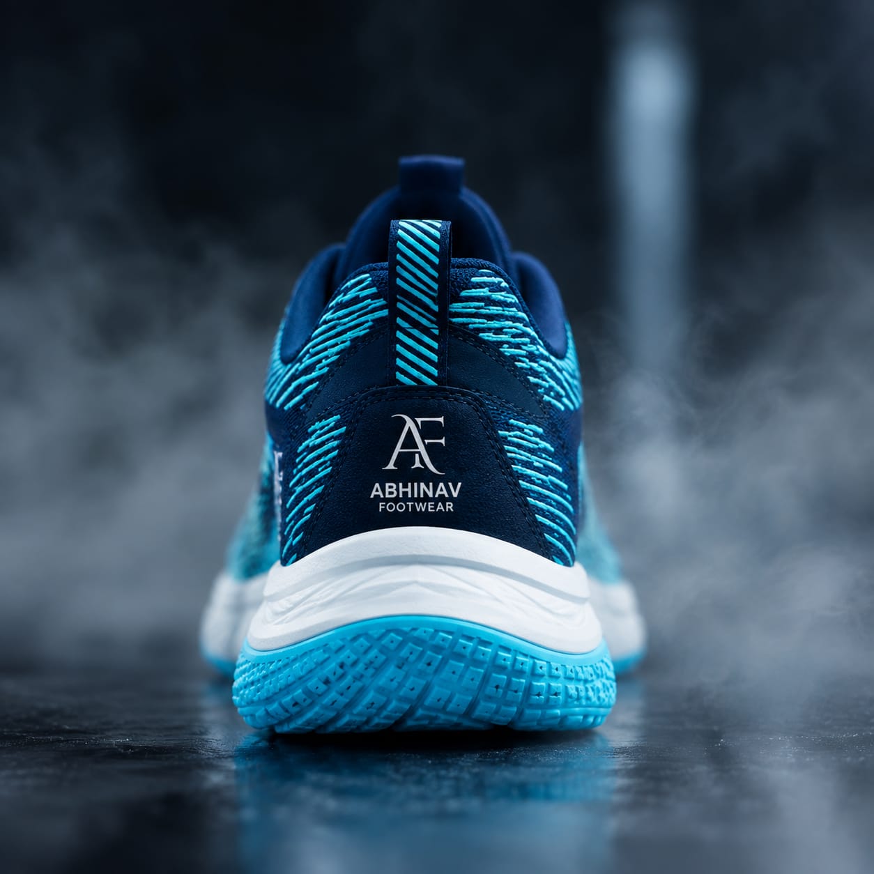 Abhinav Footwear Blue Running Shoes - Image 4