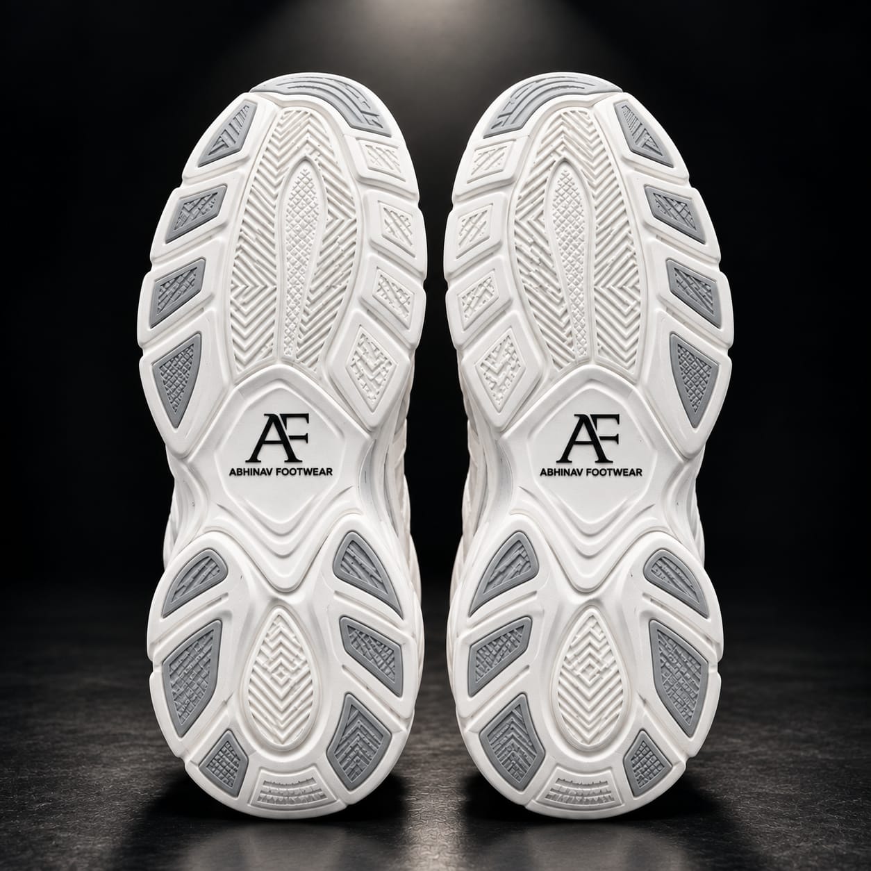 Abhinav Footwear White Casual Sneakers - Image 3